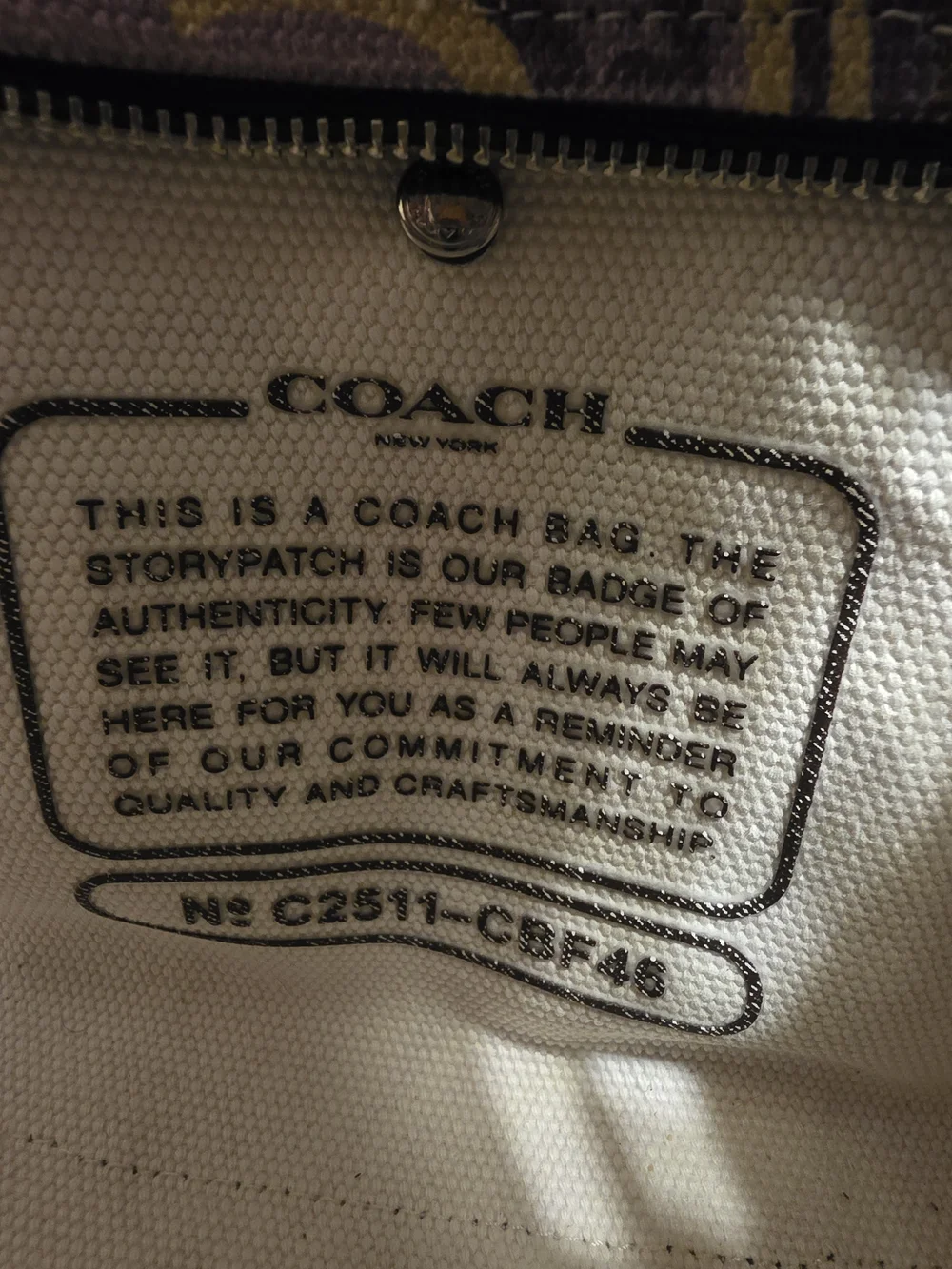 Coach Cargo Tote Bag 20 with Paisley Print - Picture 8 of 10